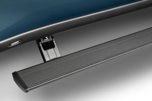 GMC Sierra 1500 Running Boards - AMP Research - PowerStep Plug-N-Play - Black - `22-`26